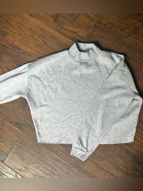 Primark Light Gray Fleece-Lined Pullover Sweatshirt